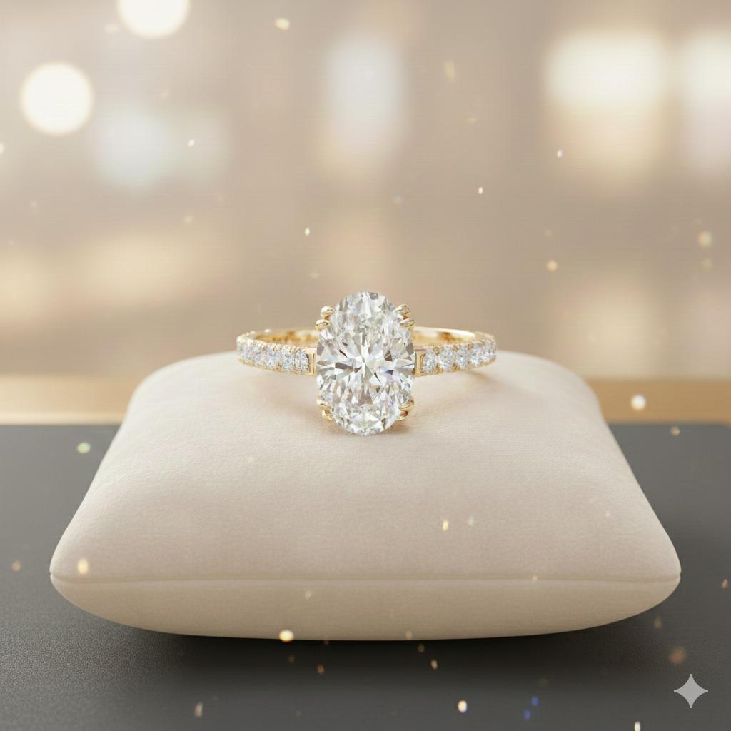 Pave rings